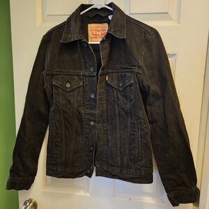 Levi's Men's Small black denim jacket